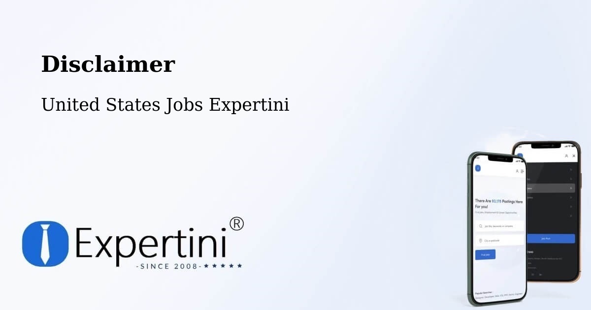 Disclaimer – Merrifield - United States Jobs Expertini